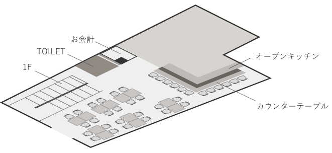 2階レストランエリアマップ