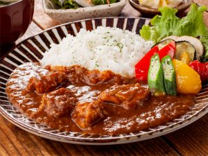 くわんねカレー定食